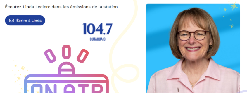 Linda Leclerc de l'École du yoga du rire à la radio